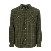 Grundens Kodiak Insulated Flannel Shirt Antique Bronze Plaid