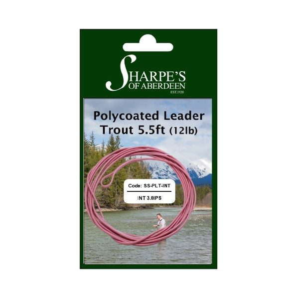 Sharpes of Aberdeen Polycoated Trout Leader 12lb 5.5ft