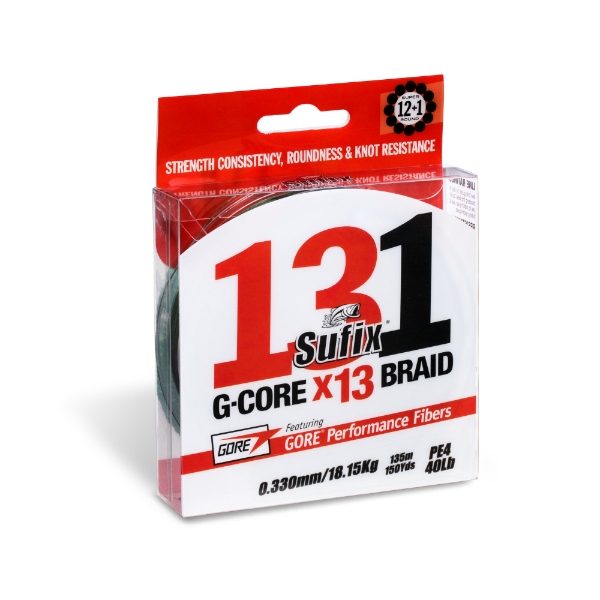 Sufix 131 G-Core Neon Braid Line 150m
