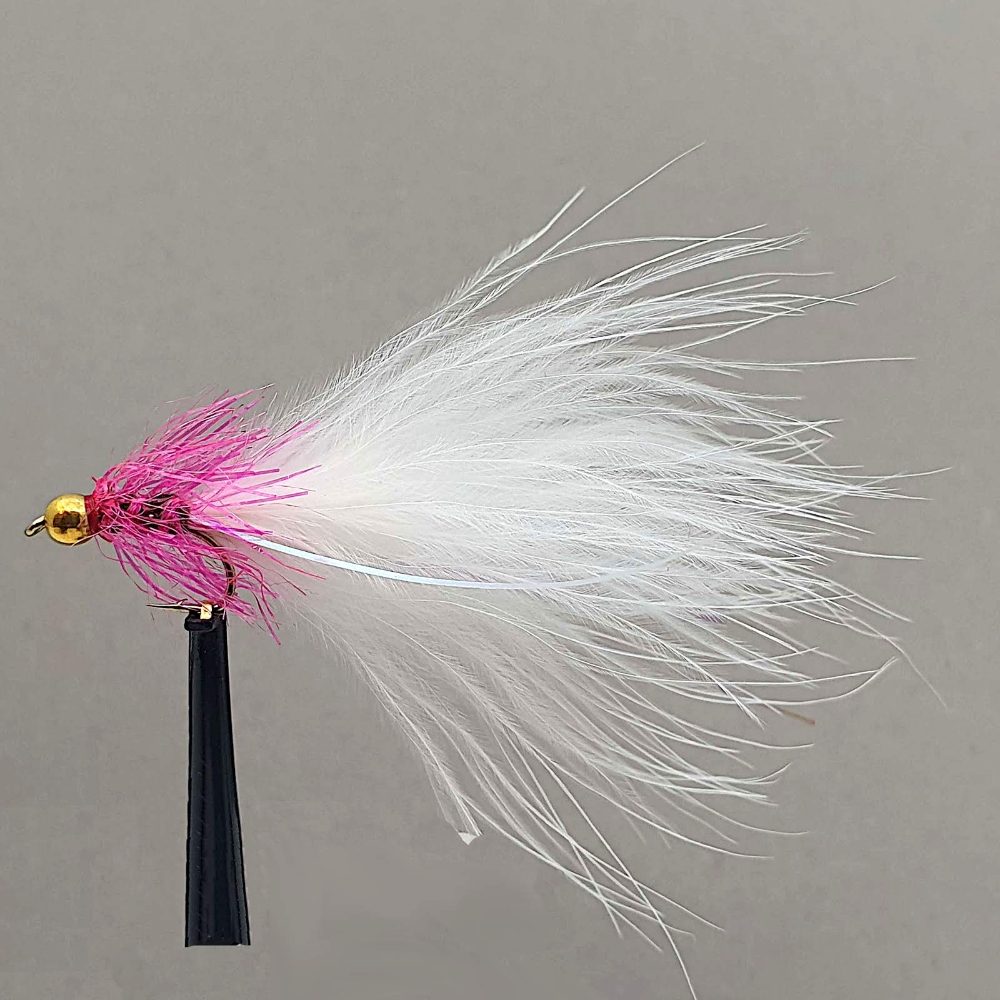 Crystal Tadpole Pink Weighted Lures Trout Fly (12 Pack) - Dennett