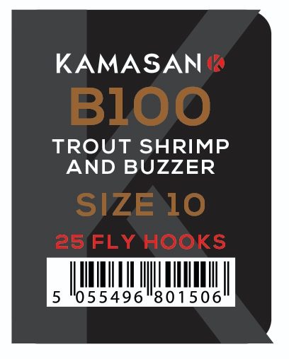 Kamasan B100 Trout Fly Tying Hooks 