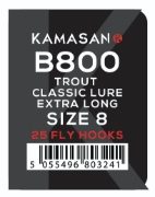 Kamasan B800 Trout Fly Tying Hooks 