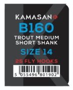 Kamasan B160 Trout Fly Tying Hooks 