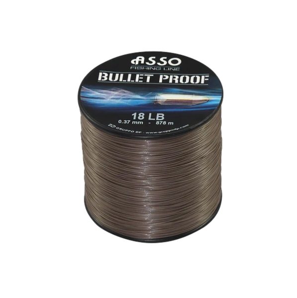 Asso Bullet Proof 4oz Spool Brown Fishing Line